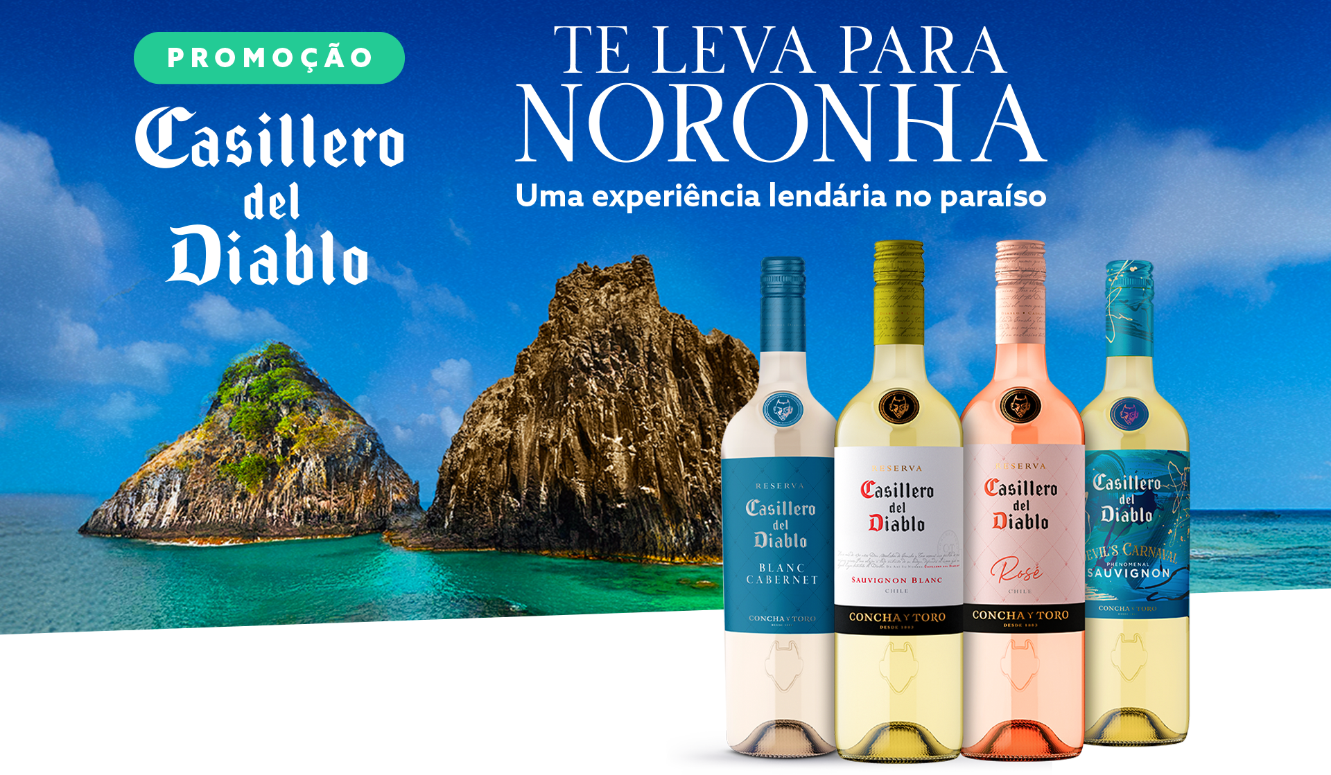 Promoção Casillero del Diablo - Te leva para Noronha